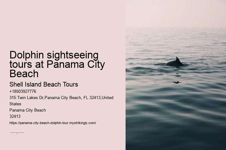 How long is the typical dolphin tour in Panama City Beach